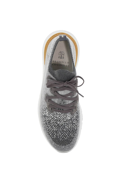 Knit Chine Sneakers In - Grey