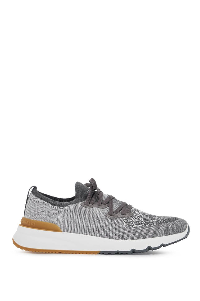 Knit Chine Sneakers In - Grey