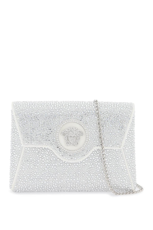 La Medusa Envelope Clutch With Crystals