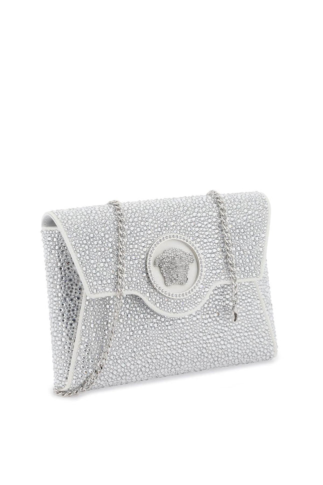 La Medusa Envelope Clutch With Crystals