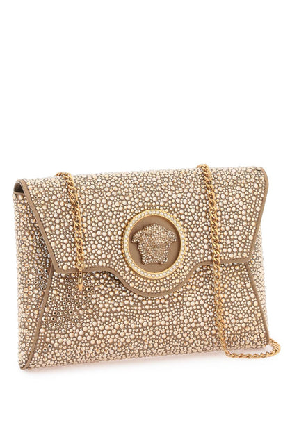 La Medusa Envelope Clutch With Crystals