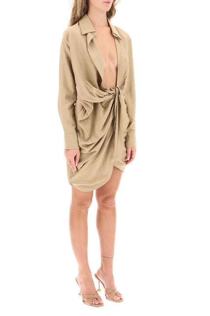 La Robe Bahia Mini Dress - Beige