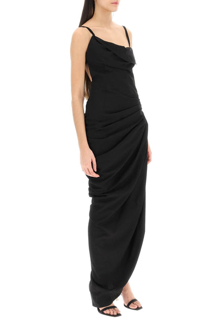 La Robe Saudade Longue Draped Dress