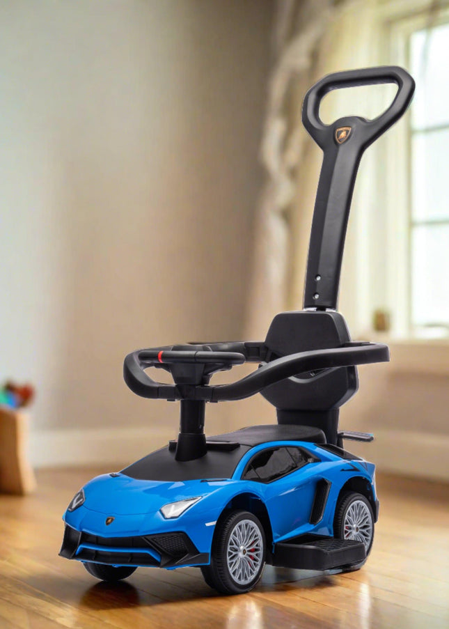 Lamborghini 3-in-1 Kids Push Ride on Toy Car