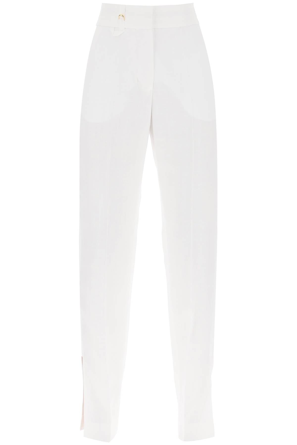 'Le Pantalon Tibau' Slit Pants - White