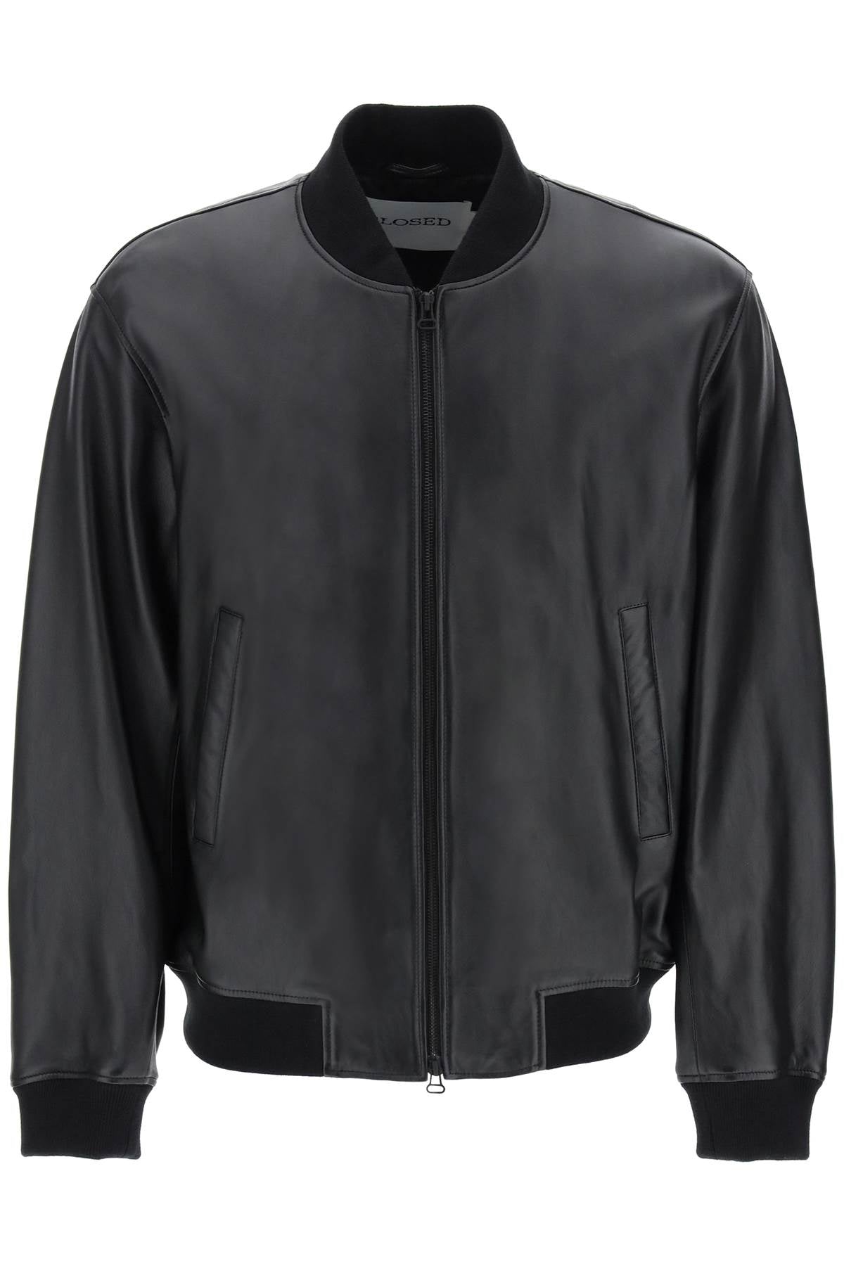 Leather Bomber Jacket