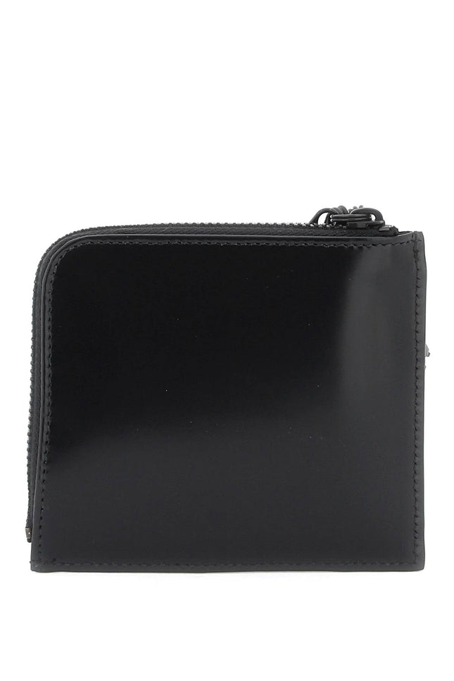 Leather Multi-Zip Wallet With