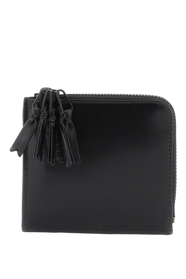 Leather Multi-Zip Wallet With