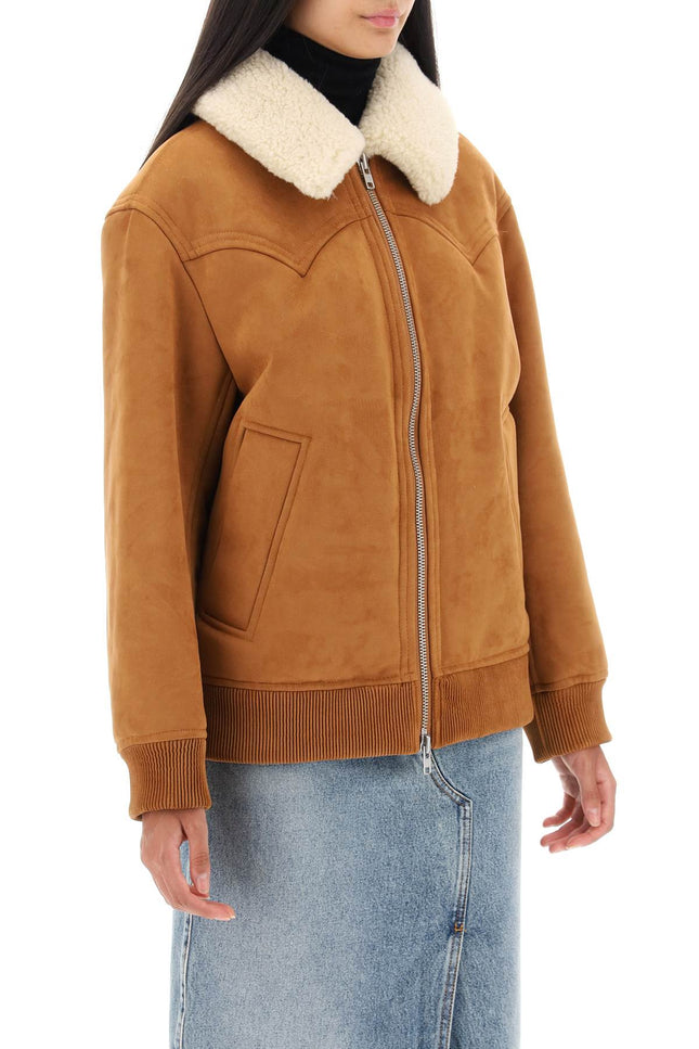 Lillee Eco-Shearling Bomber Jacket