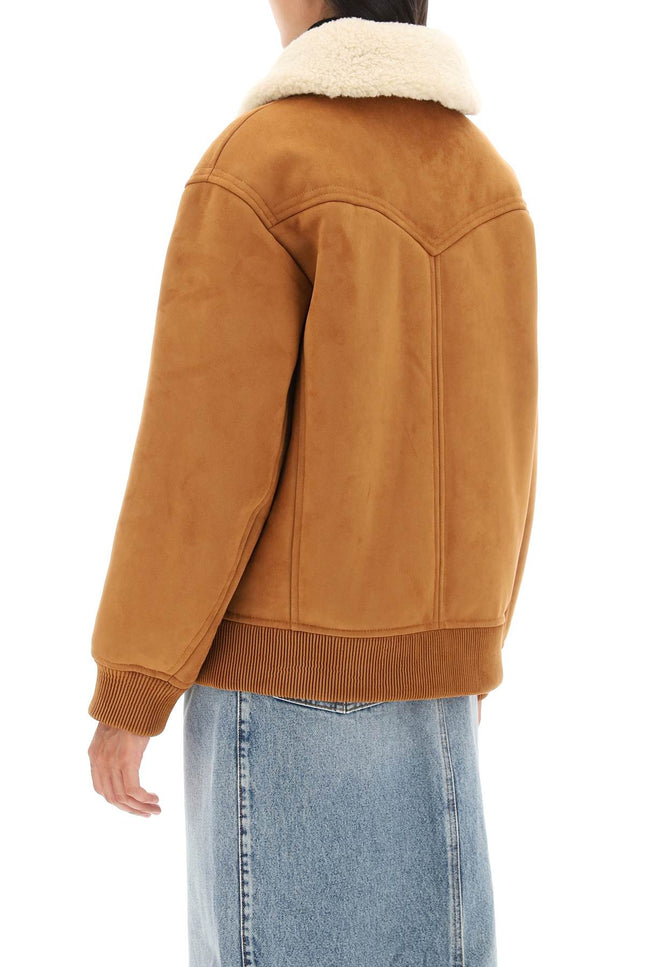 Lillee Eco-Shearling Bomber Jacket