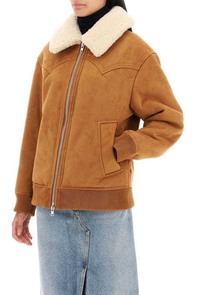 Lillee Eco-Shearling Bomber Jacket