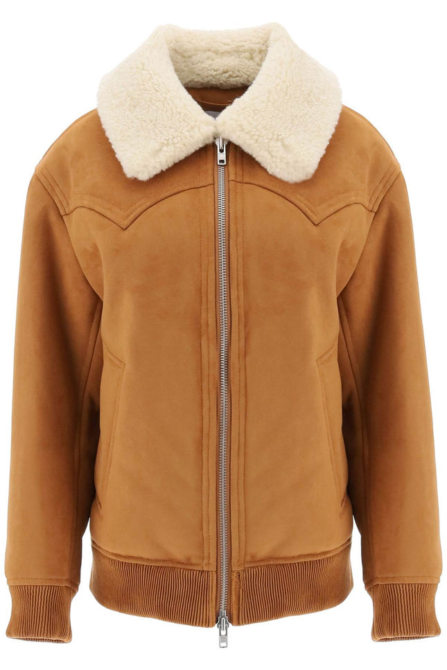 Lillee Eco-Shearling Bomber Jacket