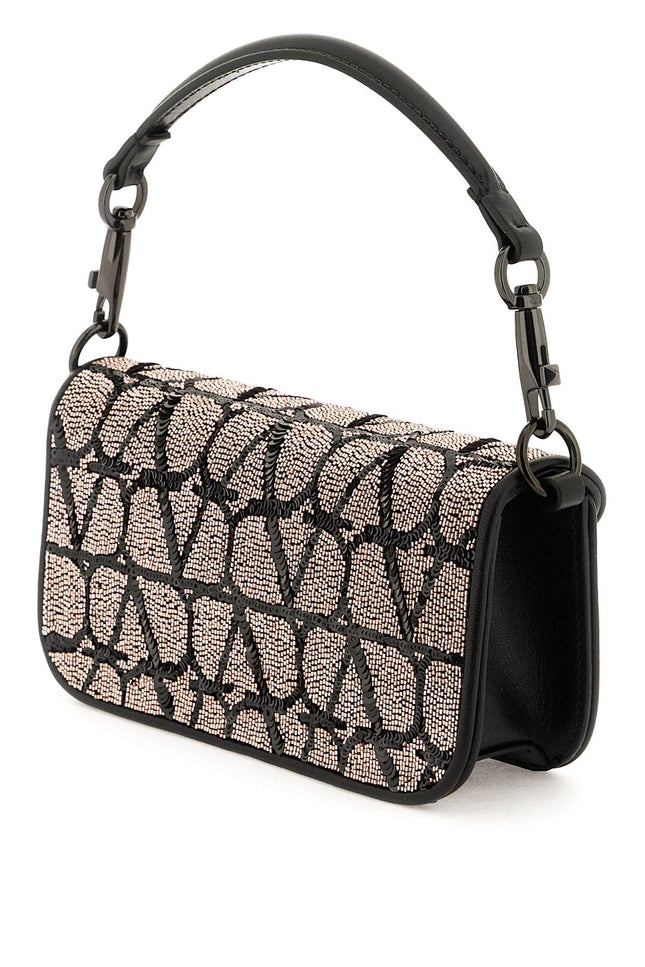 'Locò' Small Shoulder Bag With Toile Iconographe Embroidery