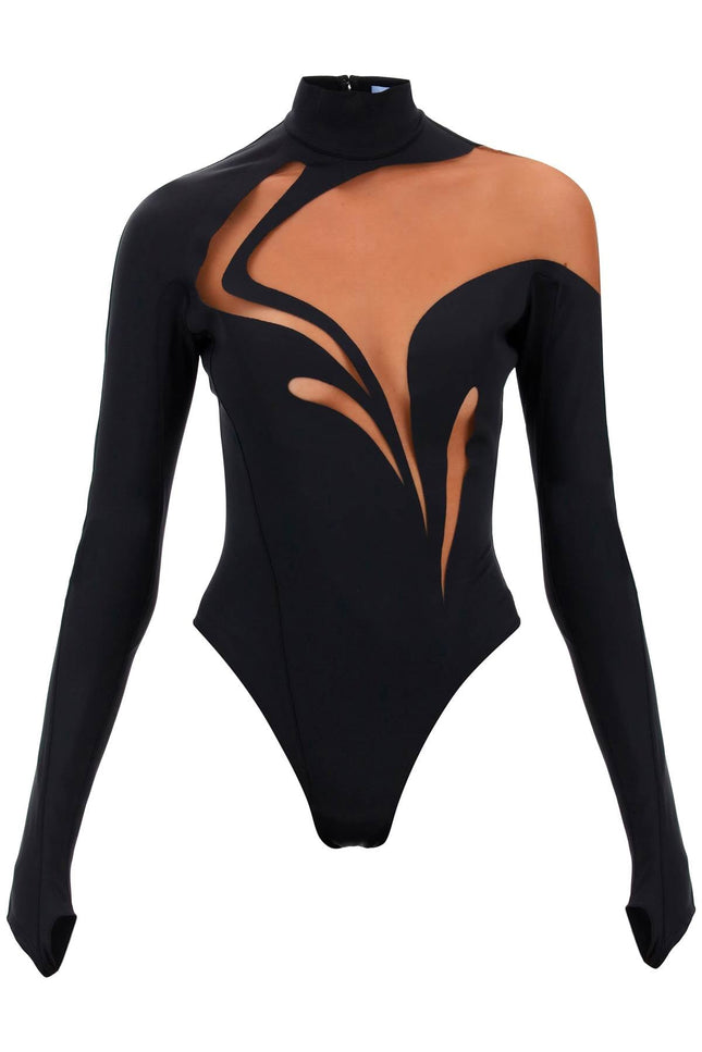 Long-Sleeved Swirly Bodysuit