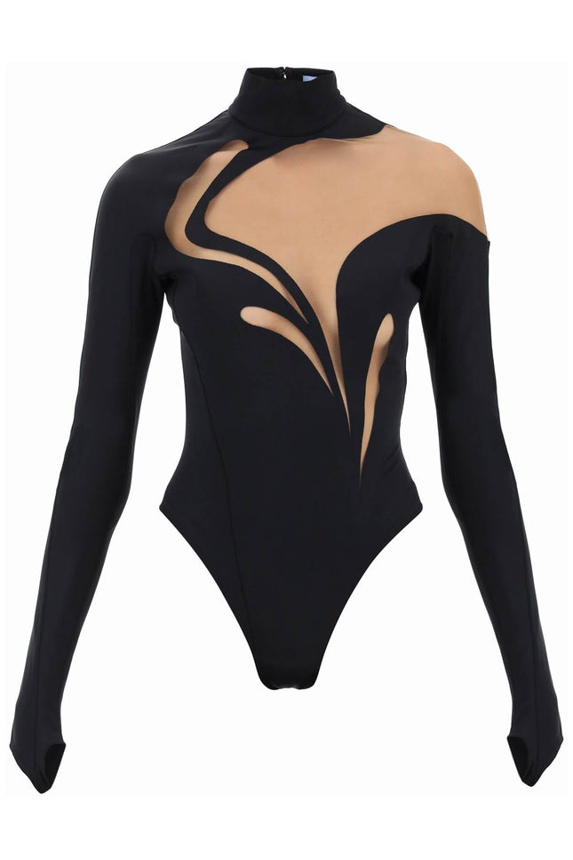 Long-Sleeved Swirly Bodysuit