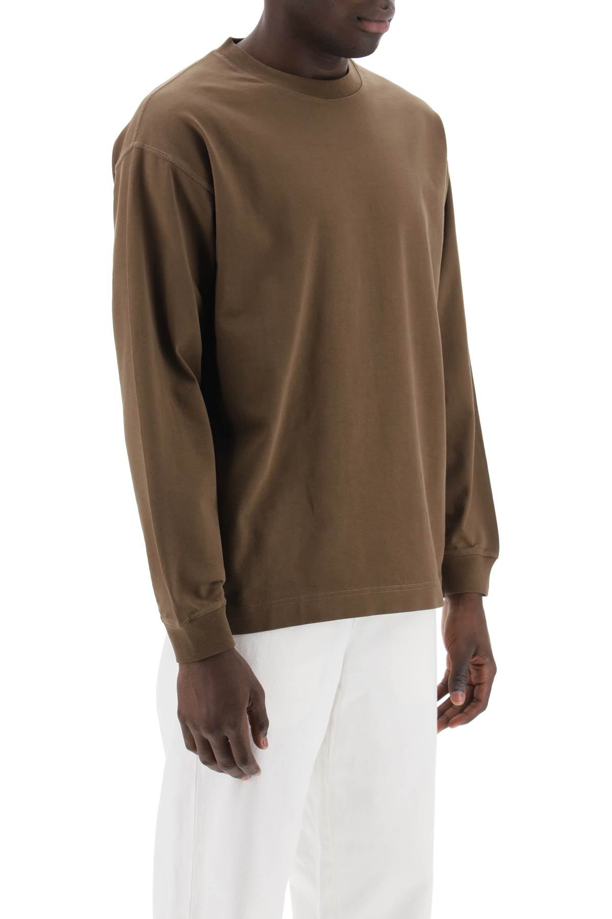 Long-Sleeved T-Shirt - Brown