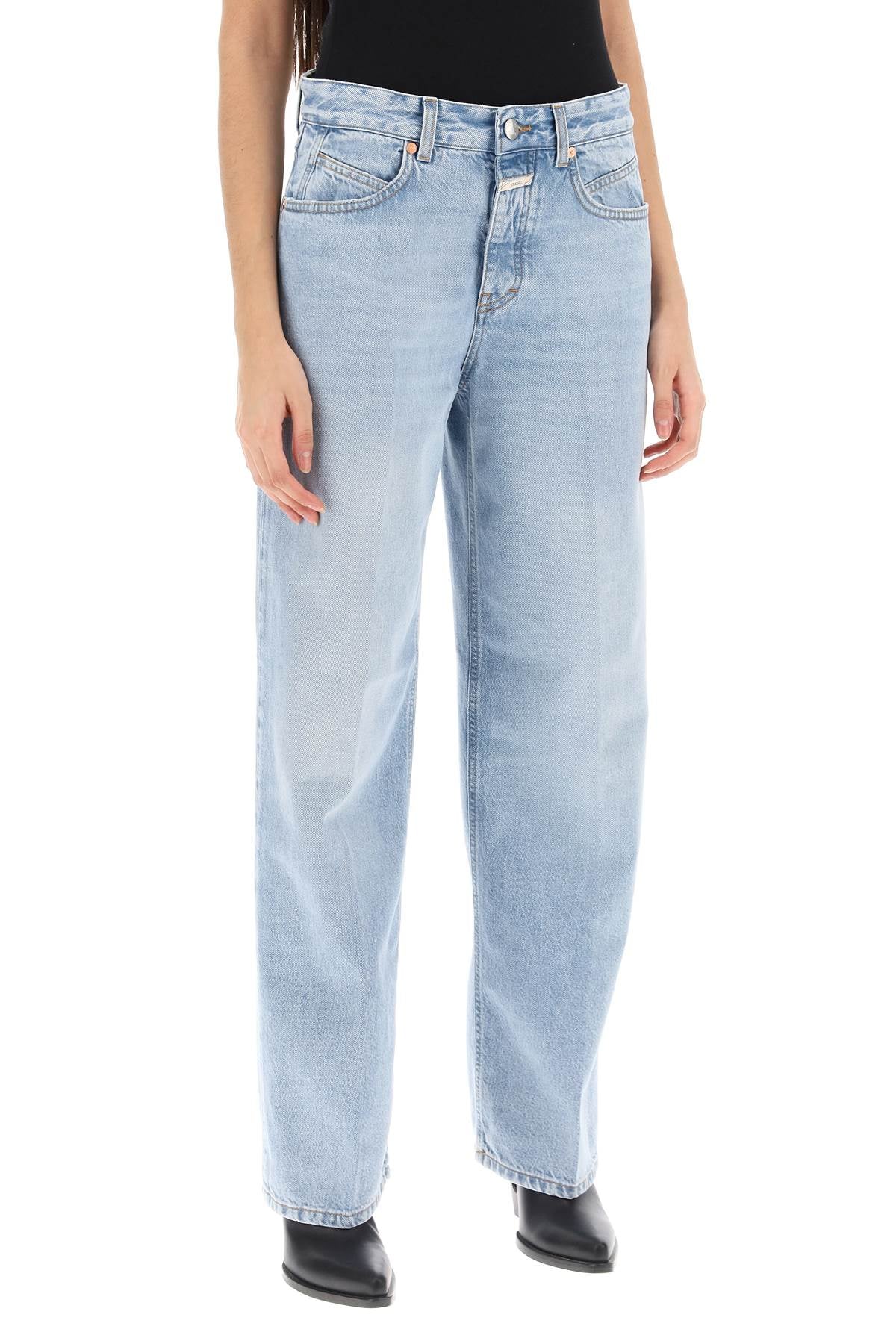 Loose Jeans With Tapered Cut