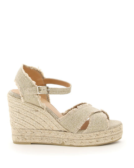 Lurex Bromelia Wedge Sandals