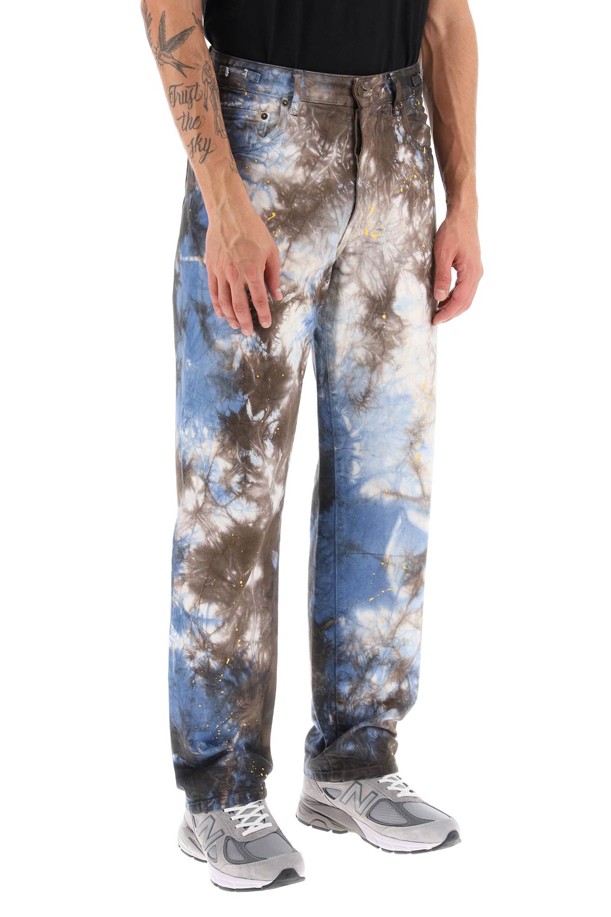 Mark Tie-Dye Denim Pants