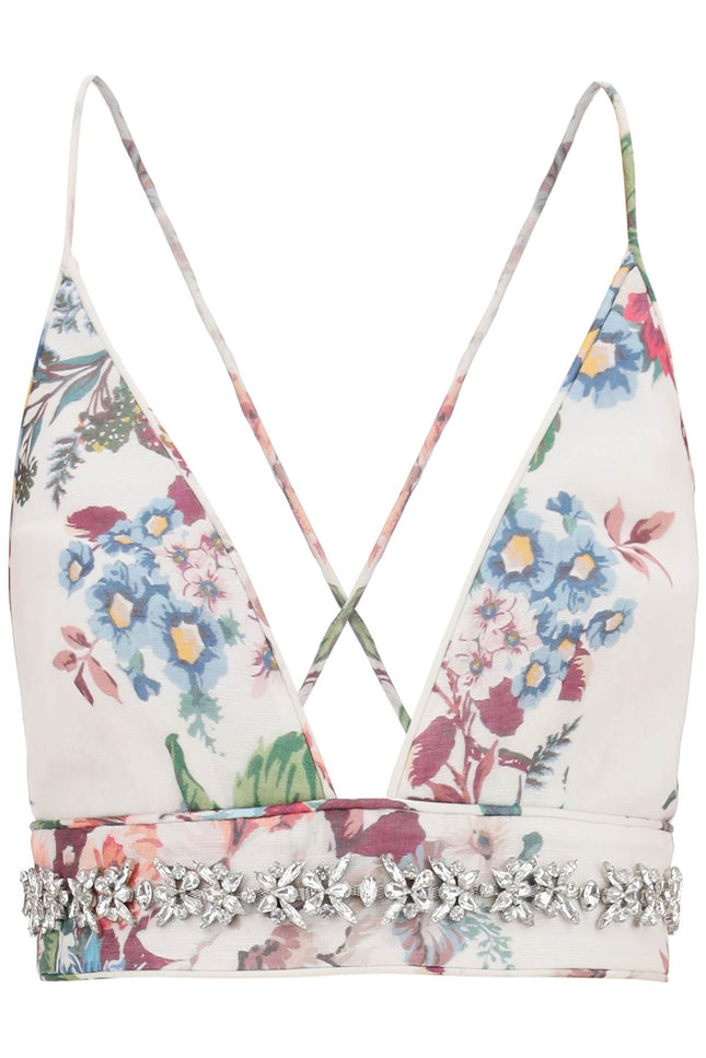 Matchmaker Embellished Bra Top - White