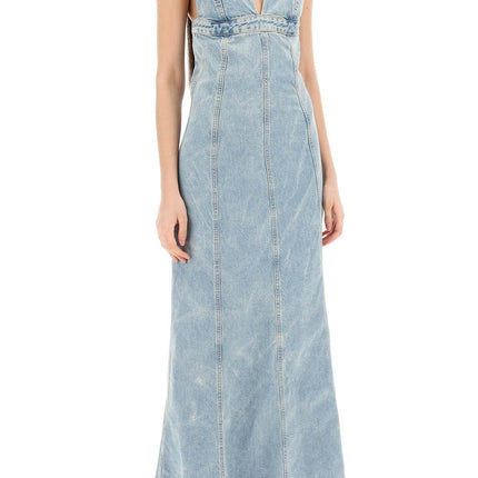 Maxi Dolly Denim Dress In