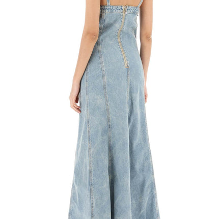 Maxi Dolly Denim Dress In