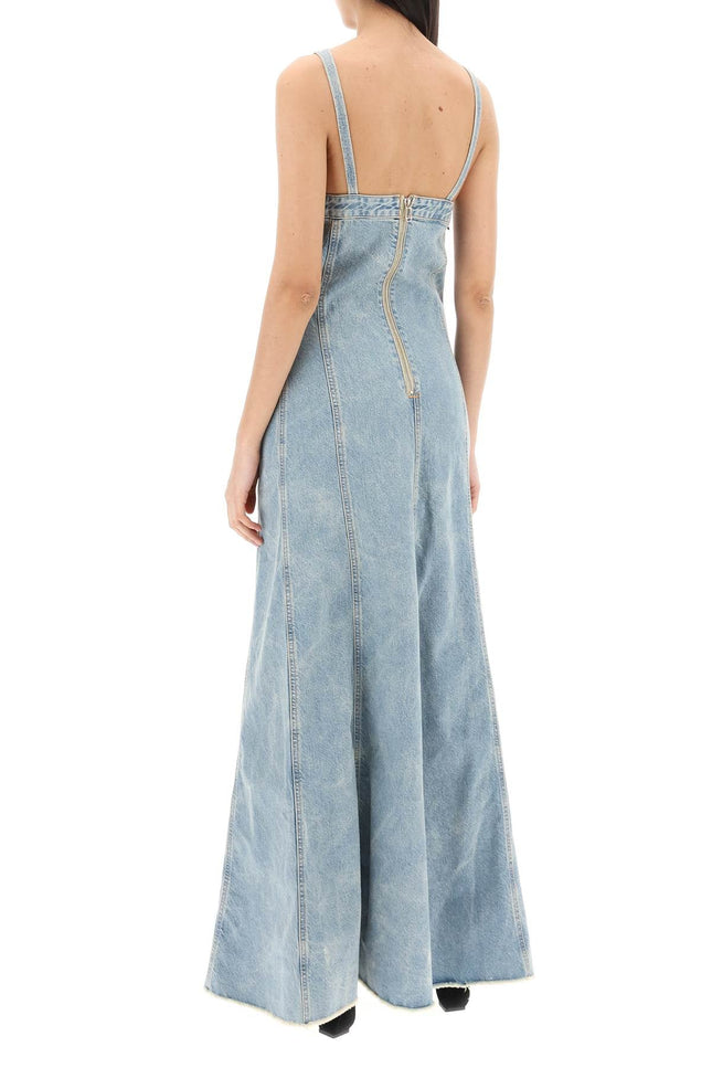 Maxi Dolly Denim Dress In