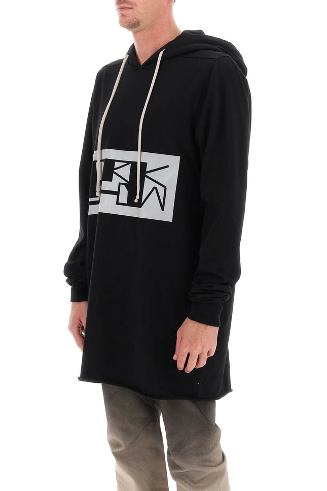 Maxi Hoodie With Logo Print