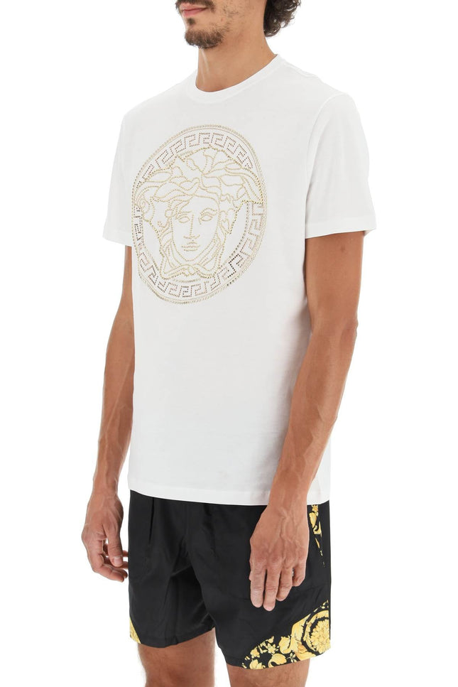 Medusa-Studded Taylor Fit T-Shirt