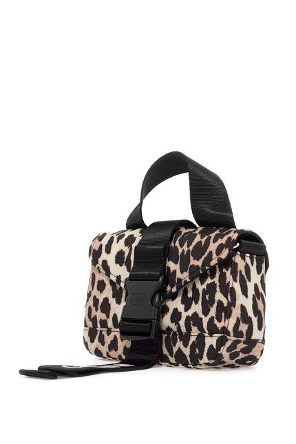 Mini Leopard Print Tech Crossbody Bag