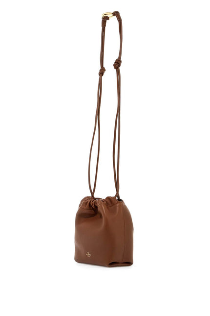 Mini Vlogo Bucket Bag With Pouf