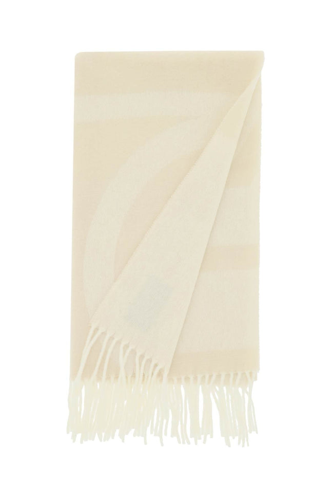 Monogram Jacquard Wool Scarf