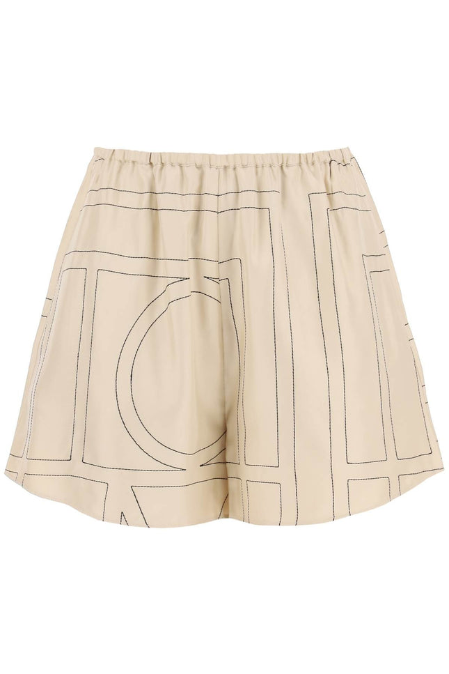 Monogram Silk Pj Shorts