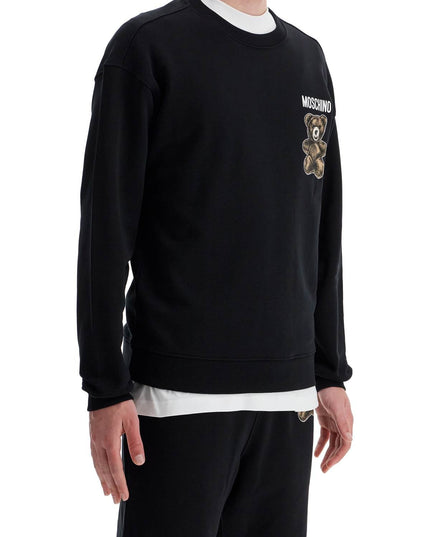 moschino teddy bear crewneck