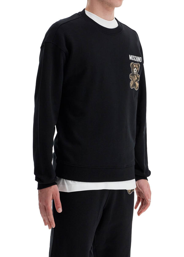 moschino teddy bear crewneck