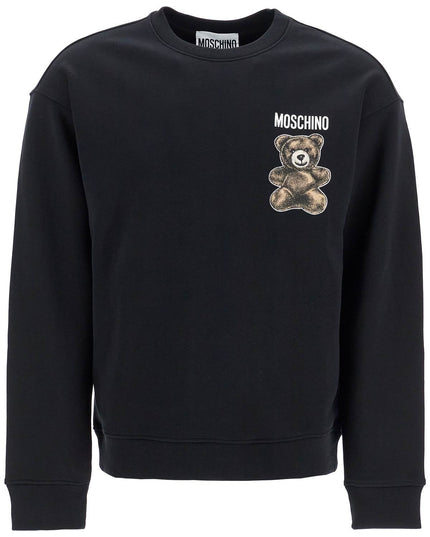 moschino teddy bear crewneck