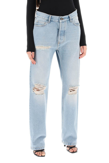 Naomi Jeans With Rips And Cut Outs