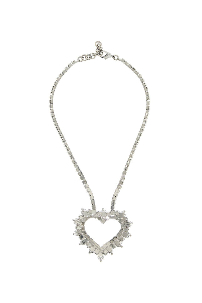 necklace with heart pendant - Silver