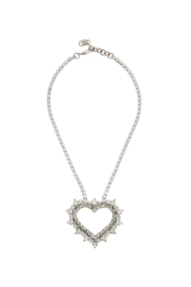 necklace with heart pendant - Silver