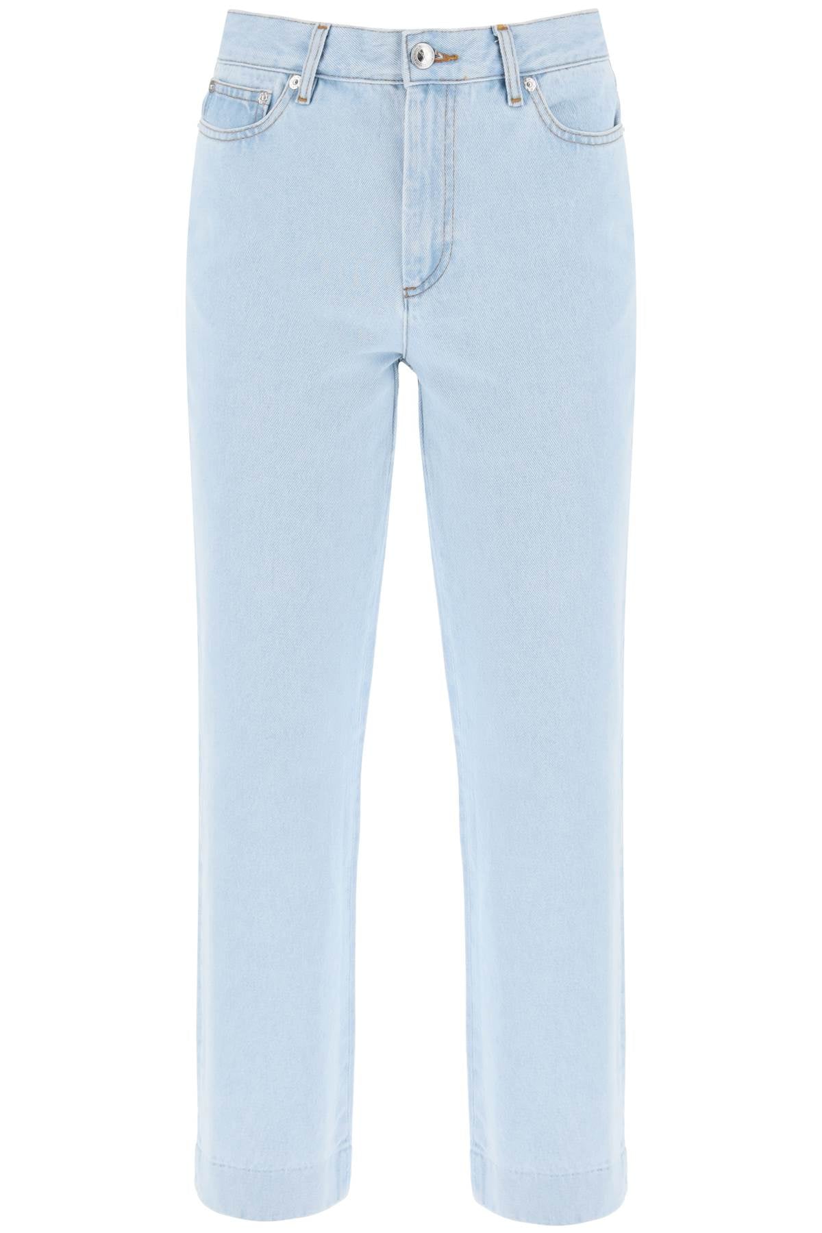 New Sailor Straight Cut Cropped Jeans