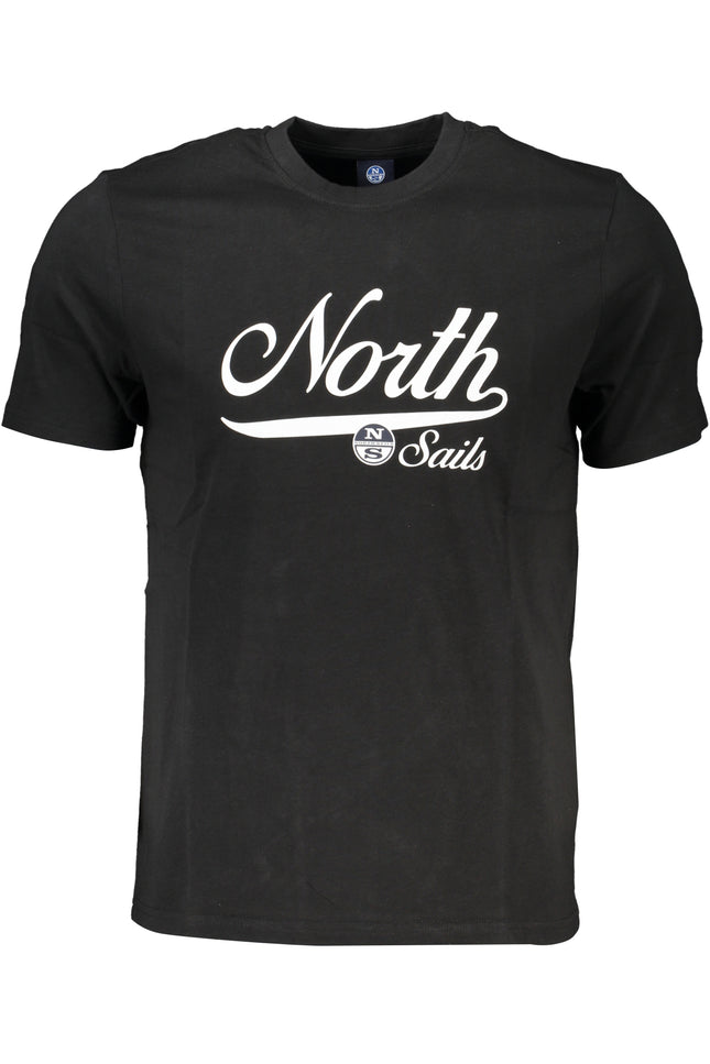 NORTH SAILS MEN'S SHORT SLEEVE T-SHIRT BLACK-T-Shirt-NORTH SAILS-Urbanheer