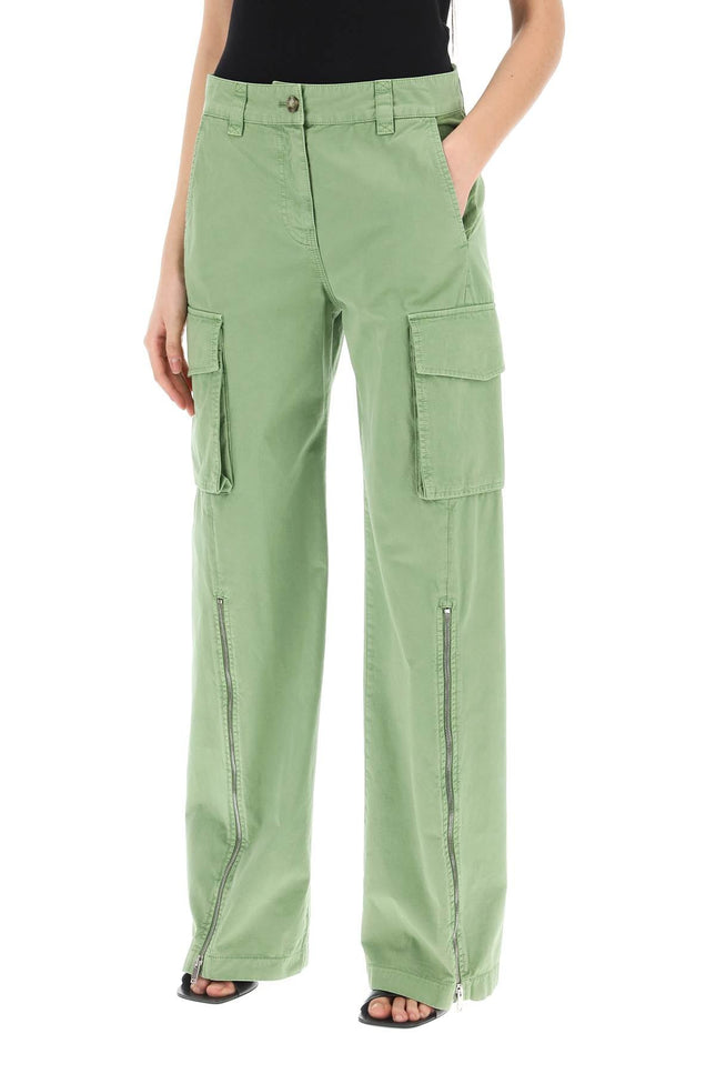 Organic Cotton Cargo Pants For Men - Green
