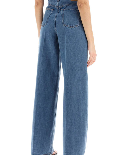 Organic Cotton Wide Leg Jeans.