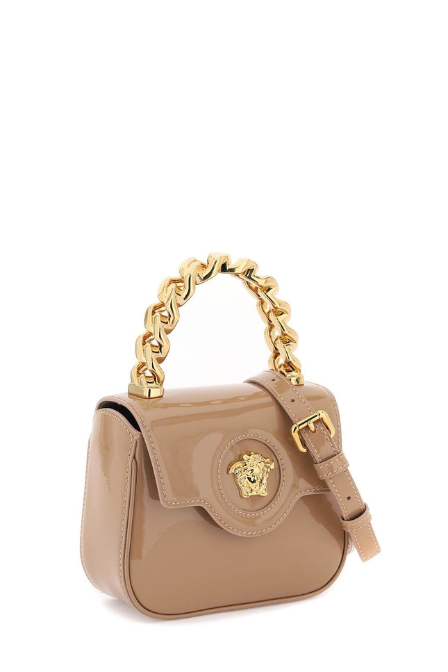 Patent Leather 'La Medusa' Mini Bag