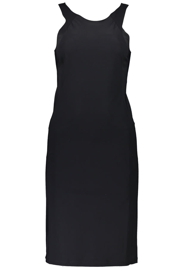 PATRIZIA PEPE WOMEN'S LONG DRESS BLACK-Abiti-PATRIZIA PEPE-Urbanheer