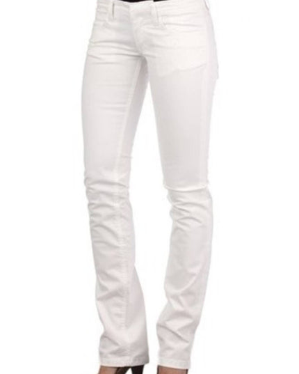 PHARD WHITE WOMAN TROUSERS-Pantaloni-PHARD-Urbanheer