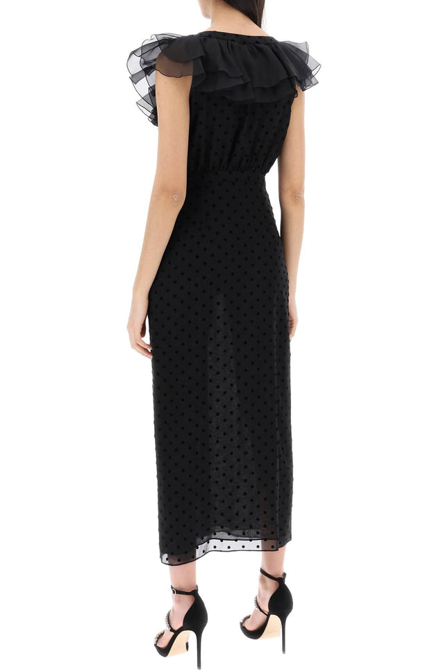 "Polka Dot Midi Dress In Ge