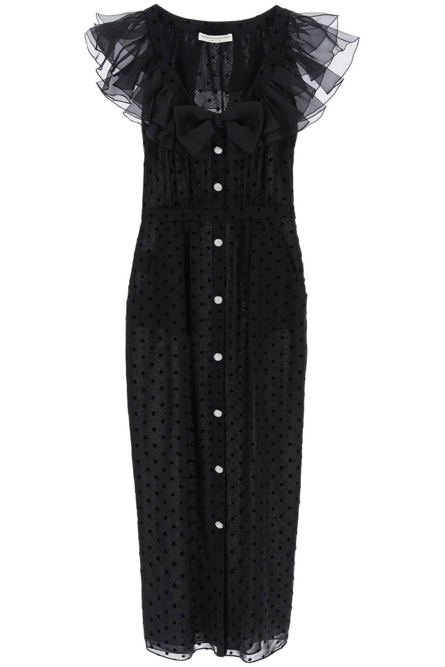 "Polka Dot Midi Dress In Ge