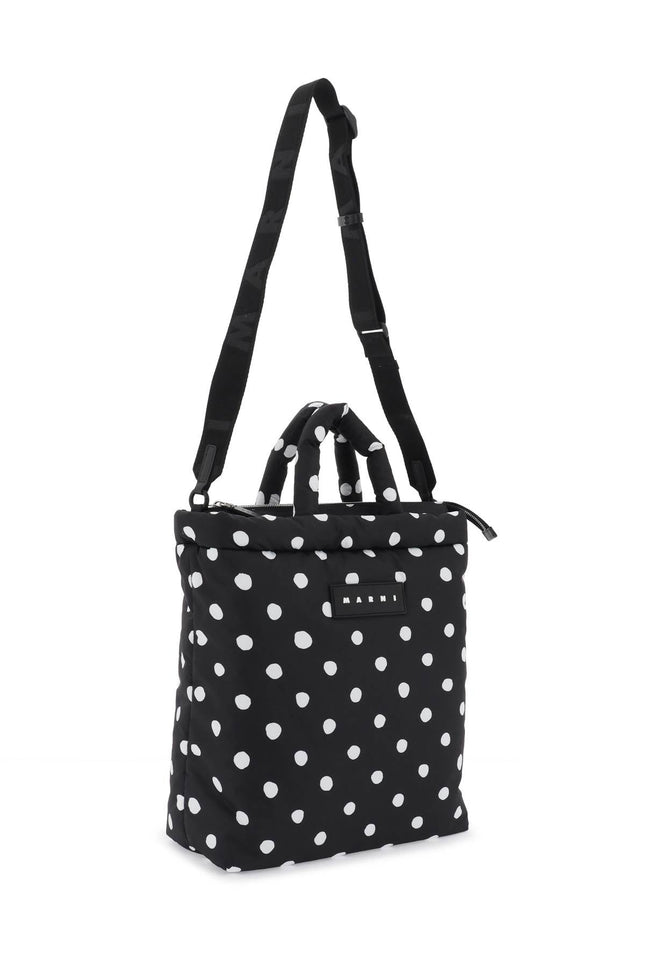 Polka-Dot Print Tote Bag