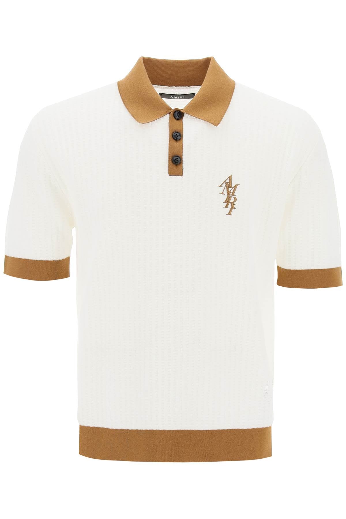 Polo Shirt With Contrasting Edges And Embroidered Logo